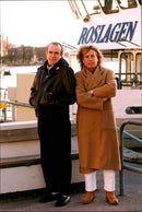 Rick Parfitt and Francis Rossi from Pop group Status quo - Vintage Photograph