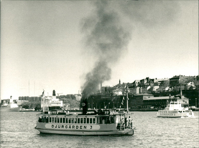 Djurgarden 3 steamship - Vintage Photograph