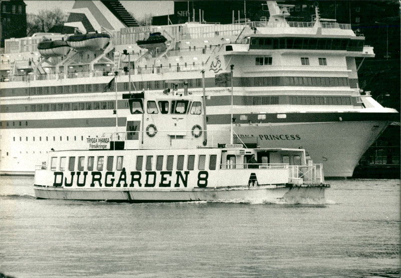 Djurgårds ferry - Vintage Photograph