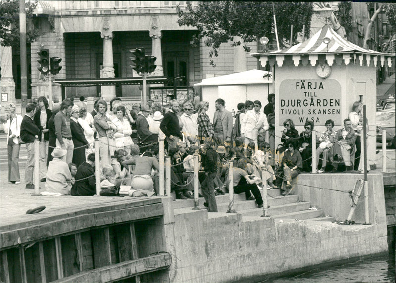 Djurgård Ferry - Vintage Photograph