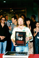 Stephen Steve Stills, musician, is inaugurated in Hollywood's Rockwalk of Fame - Vintage Photograph