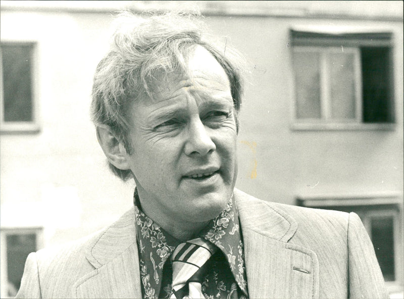 Lasse Strömstedt at film "Lyftet" - Vintage Photograph