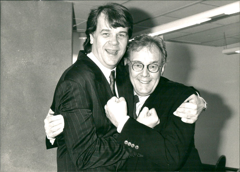 Lasse Strömstedt and Lasse Berghangen - Vintage Photograph