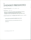 The Nobel Prize in 1992. Sigrid Nama congratulates her husband Derek Walcott on the award - Vintage Photograph