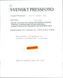 Nobel laureate in literature Derek Walcott, with his wife Sigrid Nama at Arlanda - Vintage Photograph