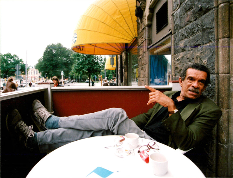 Derek Walcott, Nobel Laureate in Literature 1992 - Vintage Photograph