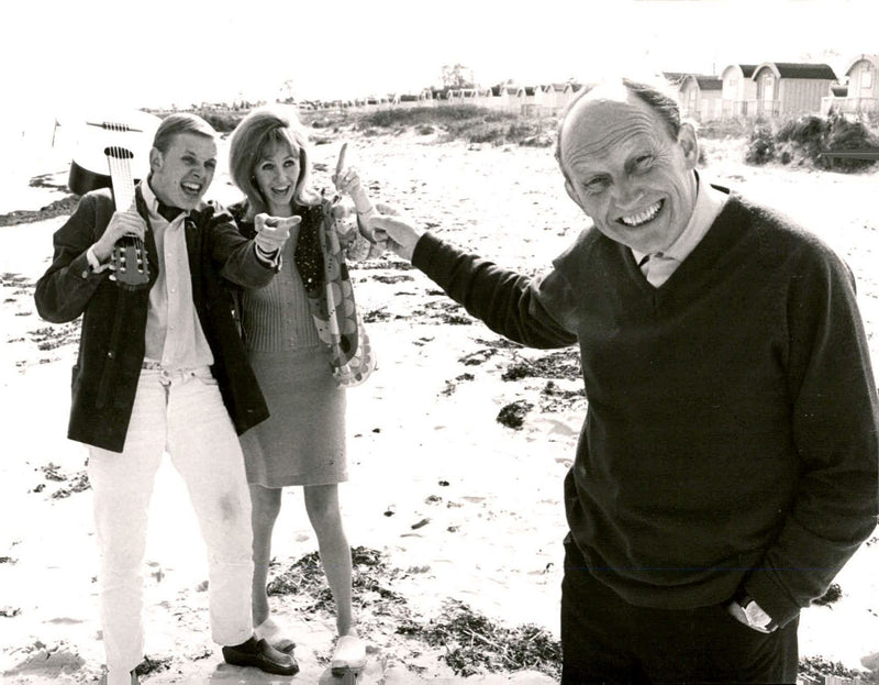 "3 x Neumann". Mikael, Ulla and Ulrik Neumann - Vintage Photograph