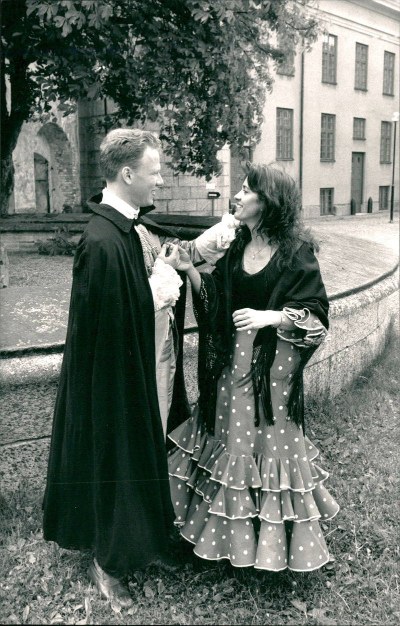 Anne-Marie Mühle and Bengt Nordfors - Vintage Photograph