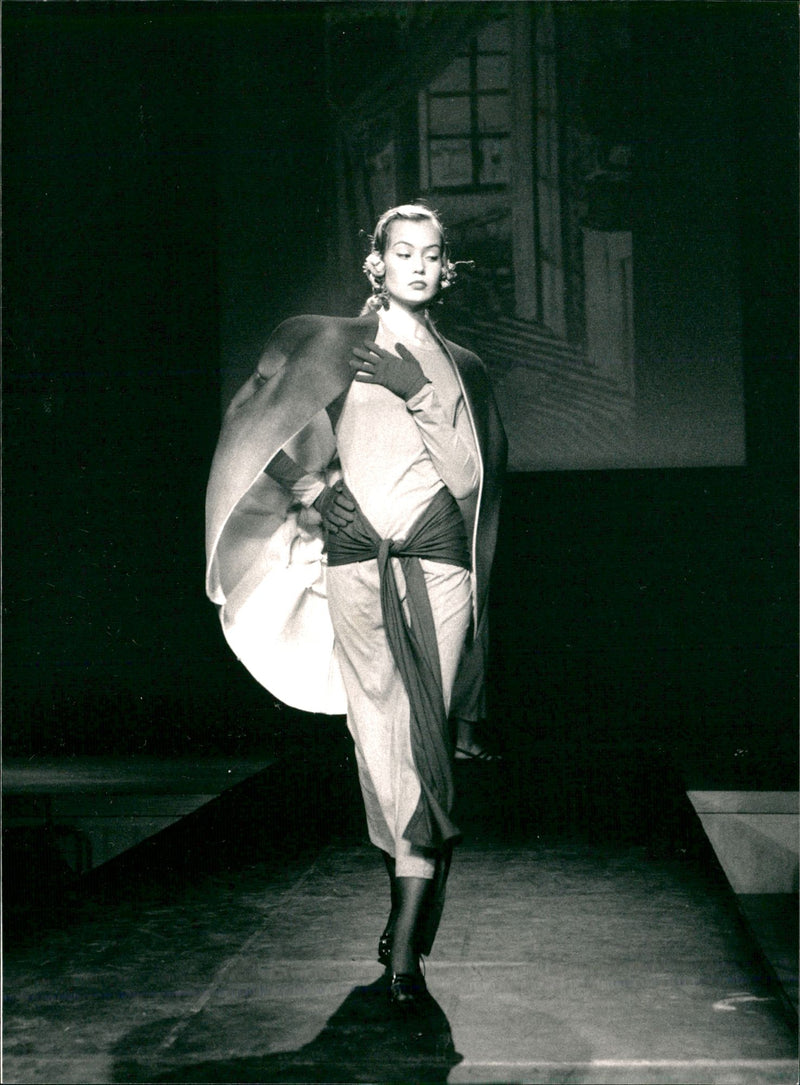 Anders Beckmans schools fashion show at "Moderna Museet" - Vintage Photograph