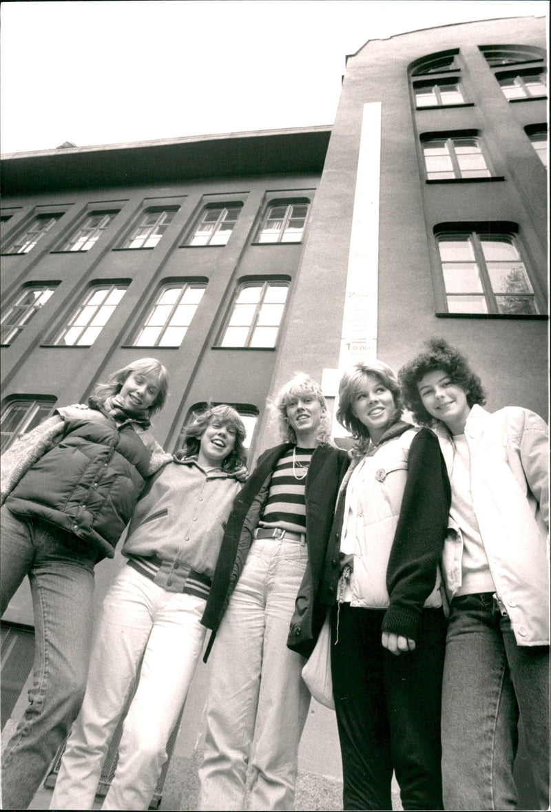 Joy in Adolf Fredrik's Music School - Vintage Photograph