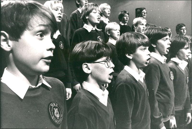 Adolf Fredrik's Music School choir - Vintage Photograph