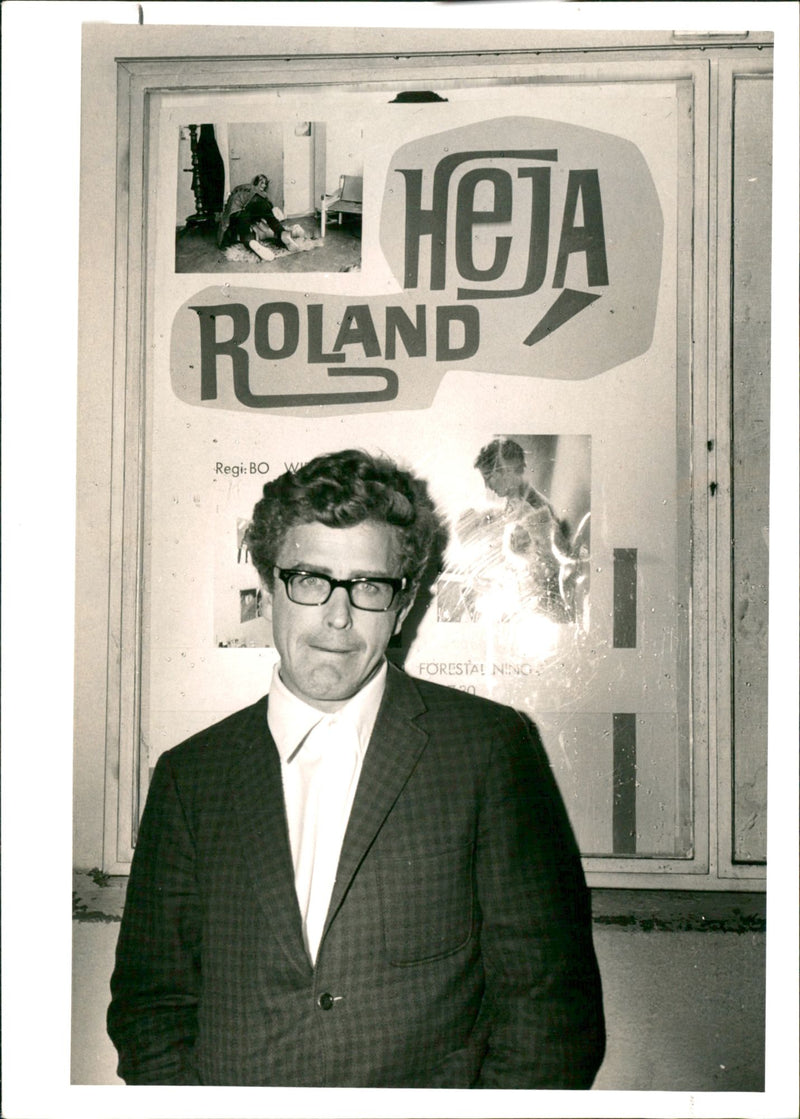 Swedish film director Bo Widerberg - Vintage Photograph