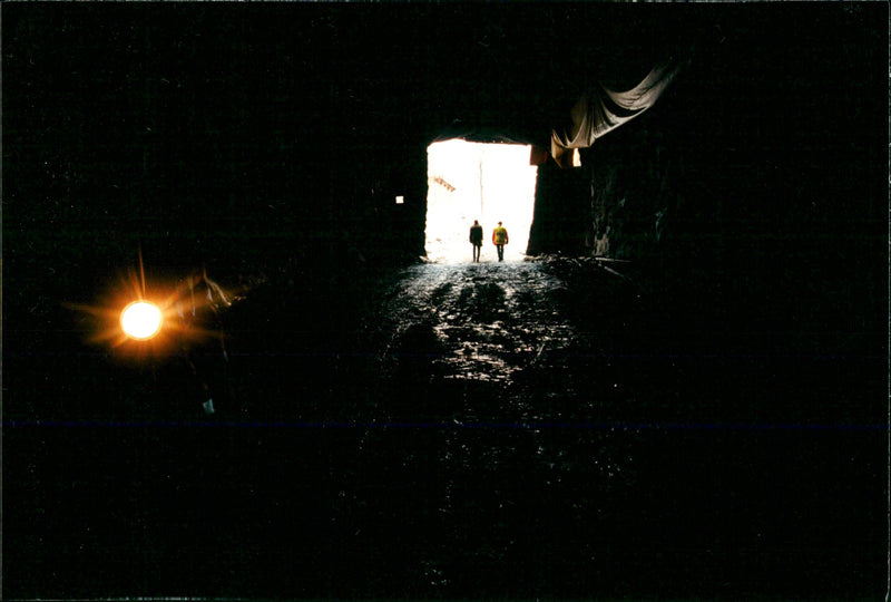 Stockholm - Northern link tunnel - Vintage Photograph