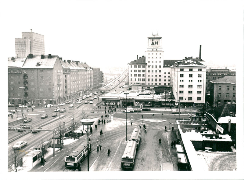 Stockholm, Skanstull - Vintage Photograph