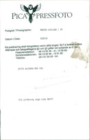 Swedish Musician Putte Wickman with his wife - Vintage Photograph