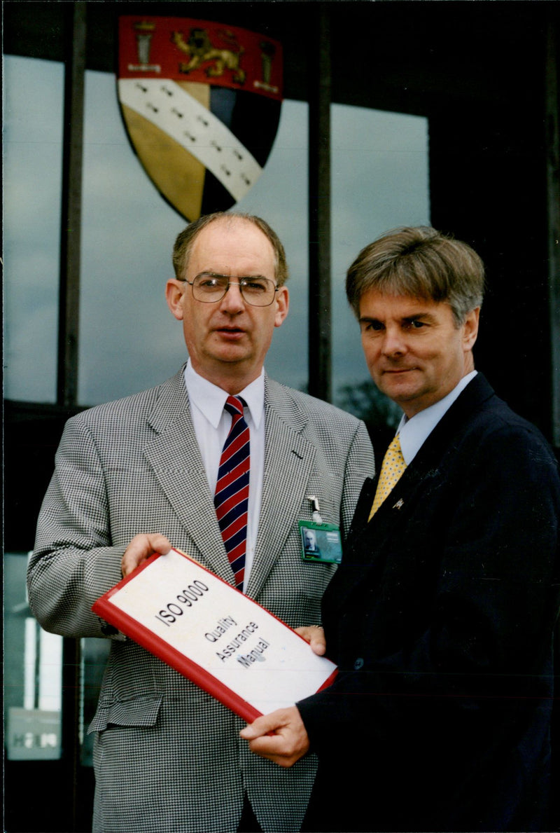 Adrian Cossey and John Seach - Vintage Photograph