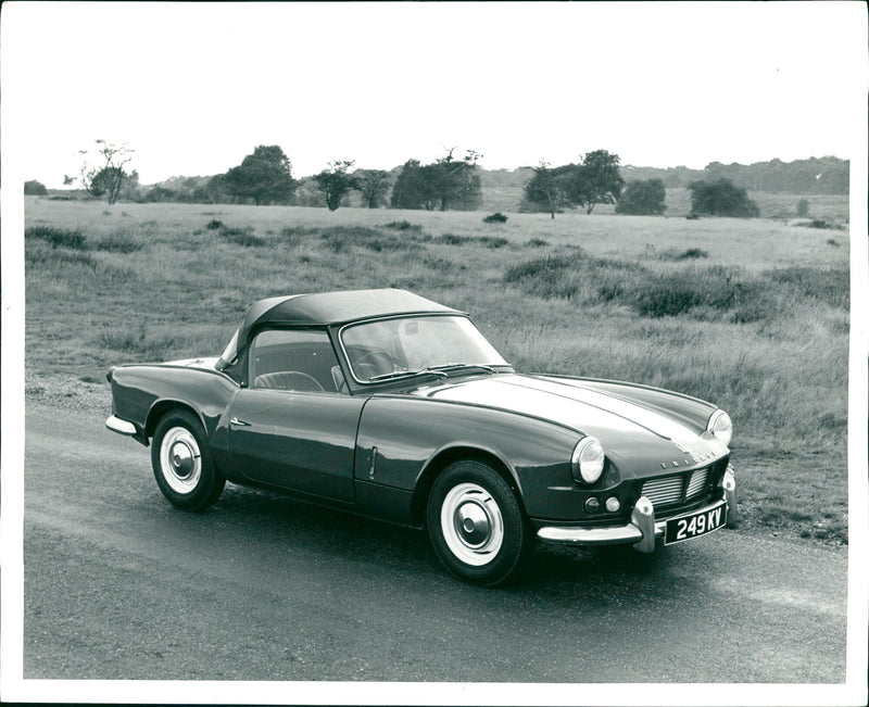 Passenger car Triumph Spitfire. - Vintage Photograph