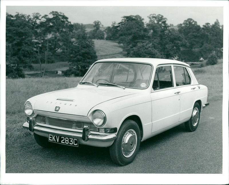 Passenger car Triumph 1300. - Vintage Photograph