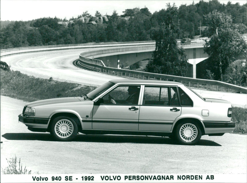 1991 REAL VOLVO CARS SERIES - Vintage Photograph