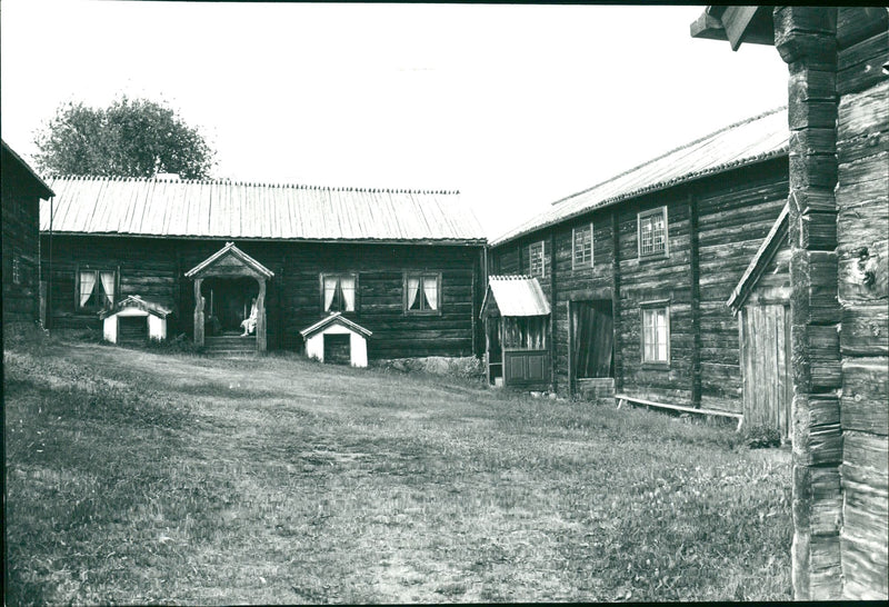 Järvsö architecture - Vintage Photograph