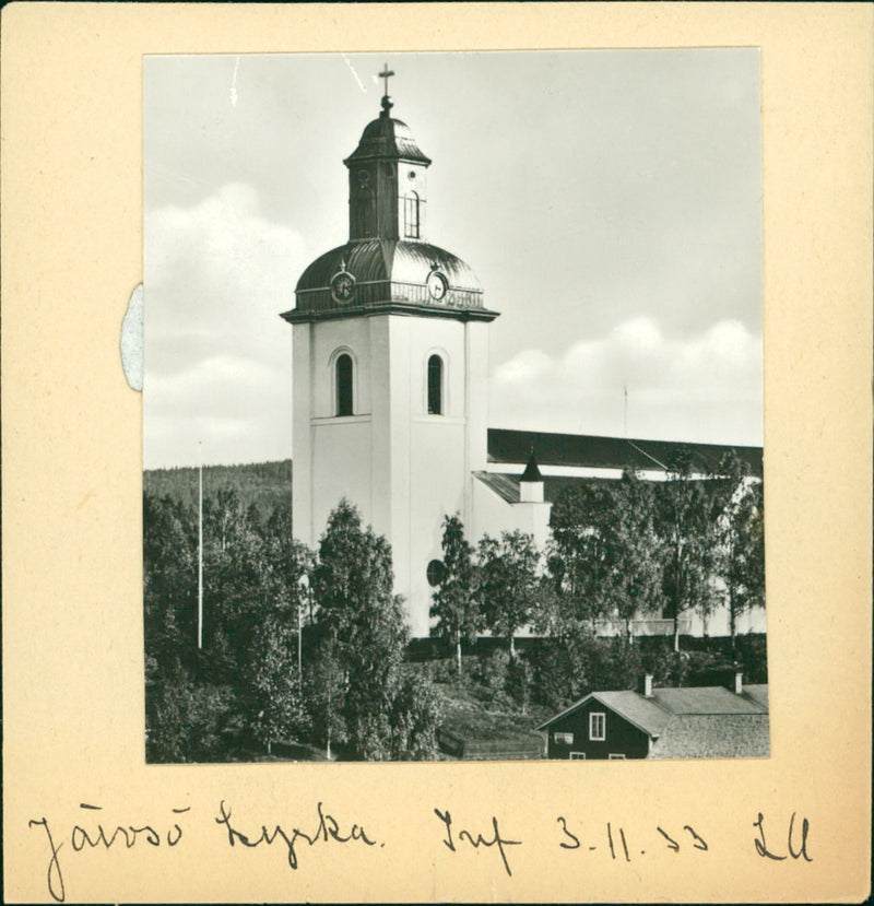 Järvsö church - Vintage Photograph