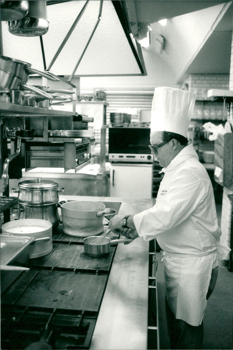 Karlstad hotel chef - Gert Muller - Vintage Photograph