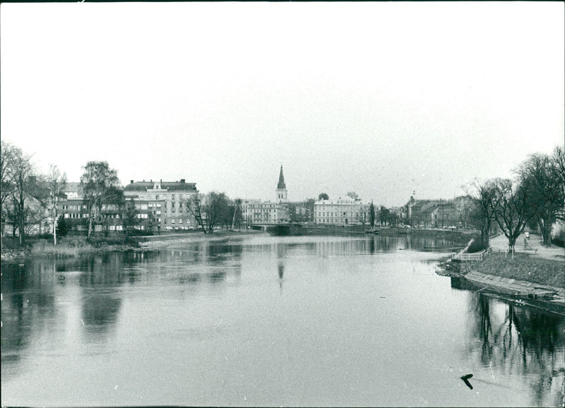 Karlstad city view - Vintage Photograph