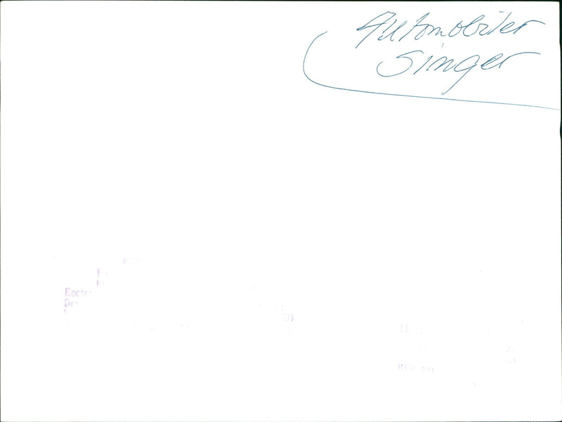 The '1600' Singer Gazelle Saloon - Vintage Photograph