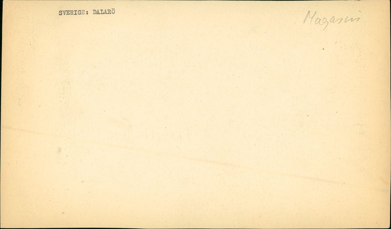 DALALRO SKANS SIGNED NATURE DALARO - Vintage Photograph