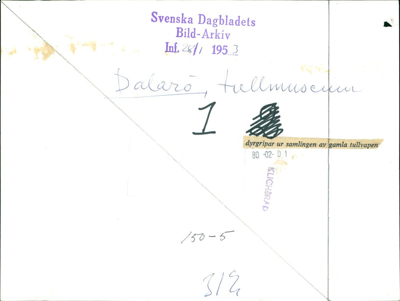 1953 DALALRO SKANS SIGNED NATURE SVENSKA DAGBLADETS COLLECTION GRABS HONG - Vintage Photograph