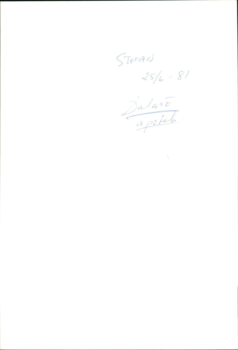 DALALRO SKANS SIGNED NATURE POKED STEFAN DALARO - Vintage Photograph