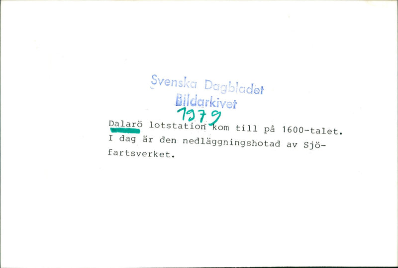 1979 DALALRO SKANS SIGNED NATURE SVENSKA DAGBLADET SJO SPEED DALARO TODAY - Vintage Photograph