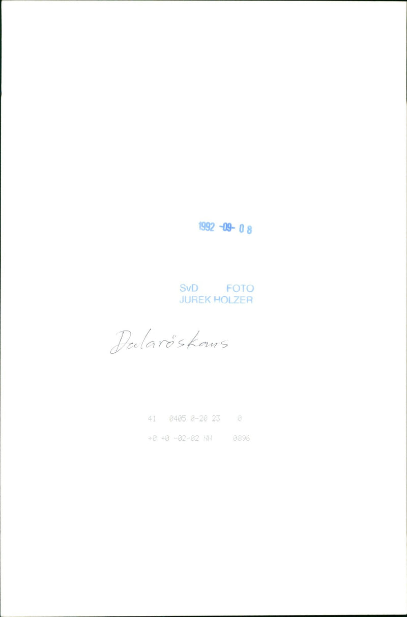 1992 DALALRO SKANS SIGNED NATURE PHOTO DELEROSKOUS - Vintage Photograph