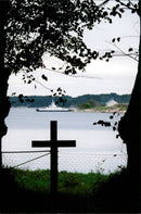 1992 DALALRO SKANS SIGNED NATURE TOMBS PHOTO SOLDIER COMPUTE - Vintage Photograph