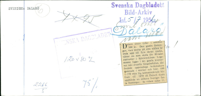 DALALRO SKANS SIGNED NATURE FOURM GAR ITS SCHOOL ABOVE SPIRIT DAGLADET FANG - Vintage Photograph