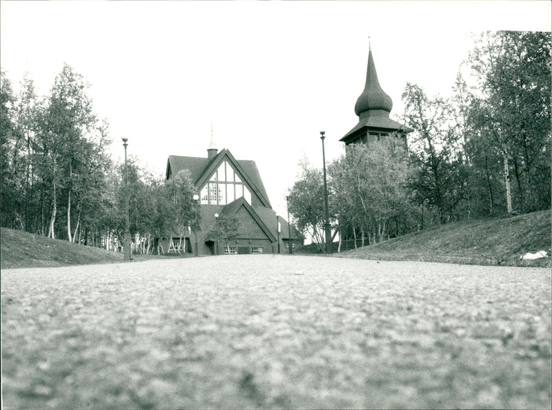 Kiruna Church - Vintage Photograph