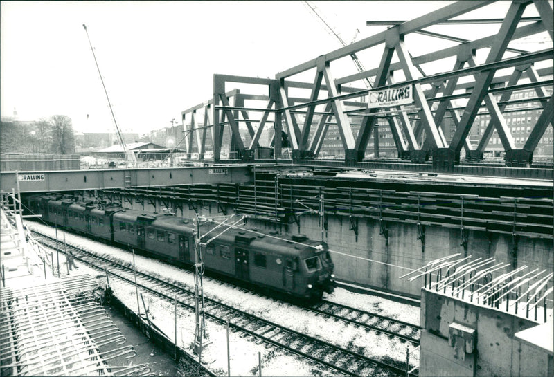 Stockholm South Station - Vintage Photograph