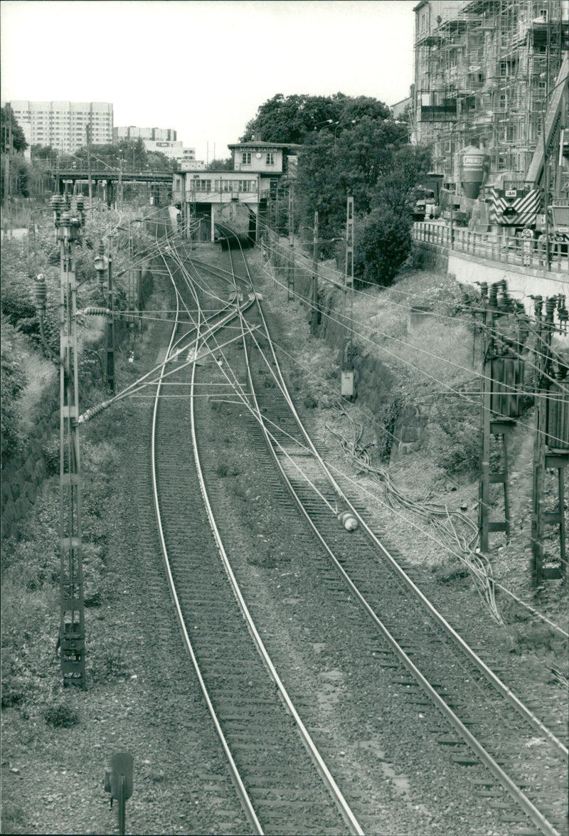 Stockholm South Station - Vintage Photograph