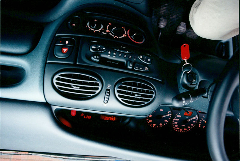 Renault Megane dashboard - Vintage Photograph