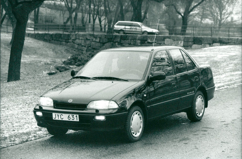 1992 Suzuki Swift Sedan - Vintage Photograph