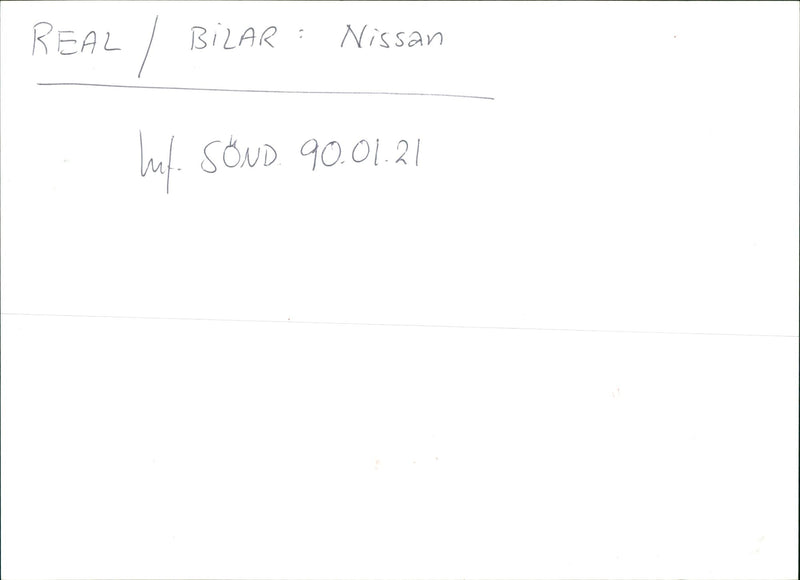 Nissan president - Vintage Photograph