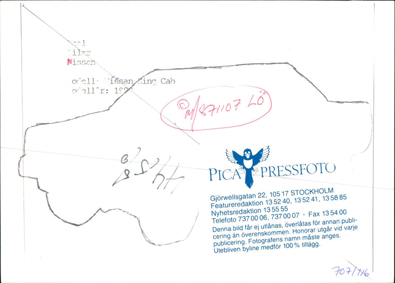 Nissan king cab - Vintage Photograph