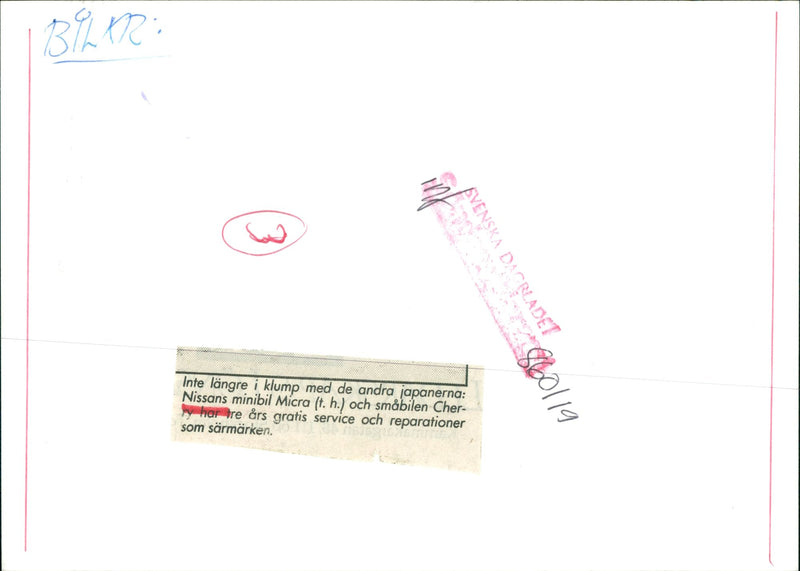 Nissan cars - Vintage Photograph