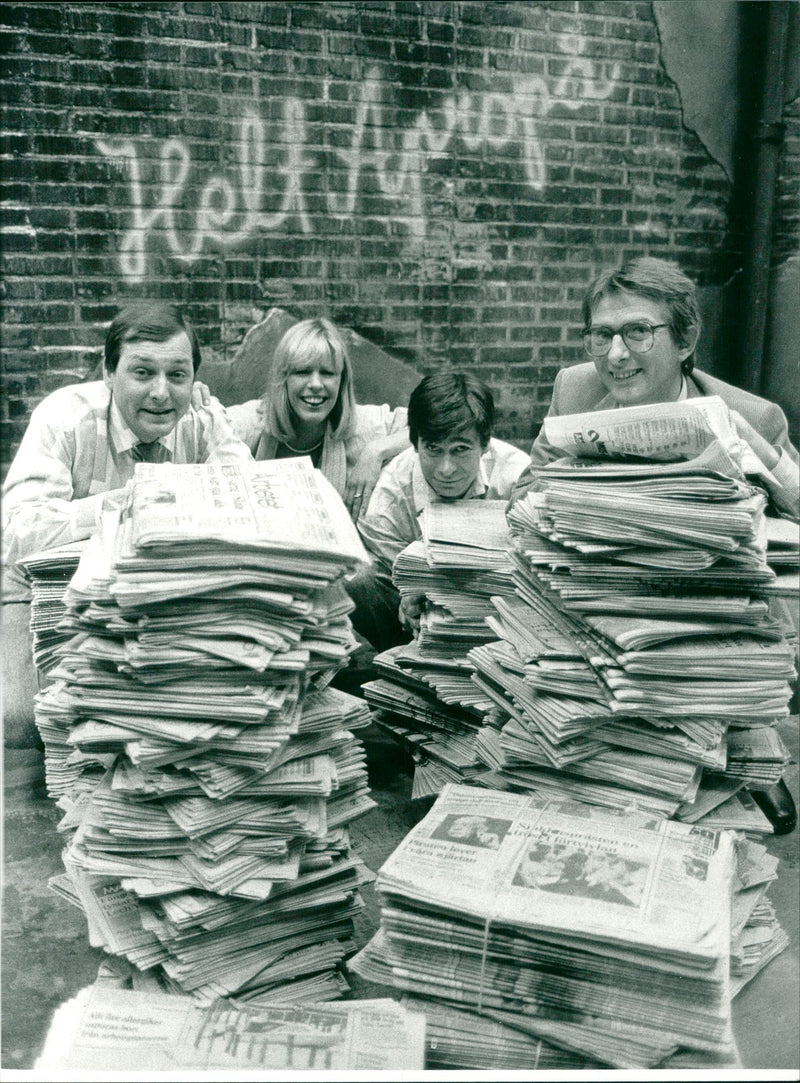 Cecilia Haglund Krister Kryddan, Peterson, and Stellan Sundahl - Vintage Photograph