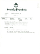 SJ (National Railways) - train model - Vintage Photograph