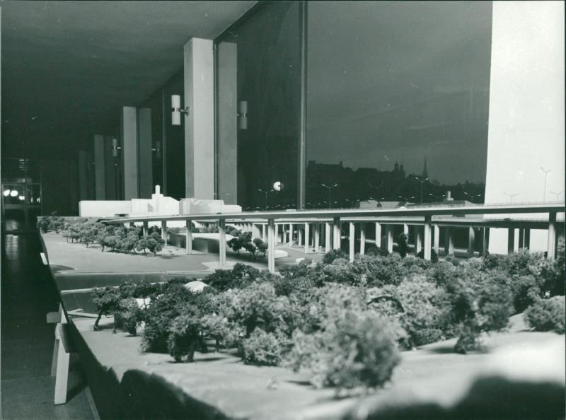 Model of Söderleden - Vintage Photograph