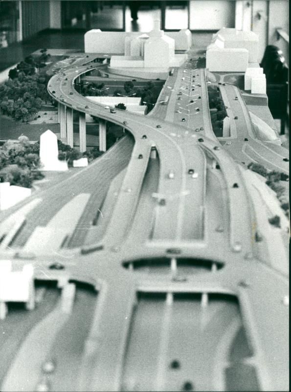 Model of Söderleden - Vintage Photograph