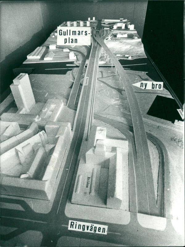 Model of Söderleden - Vintage Photograph