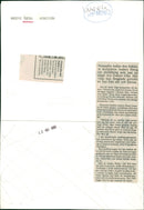 Anders Åberg with his wooden house models - Vintage Photograph