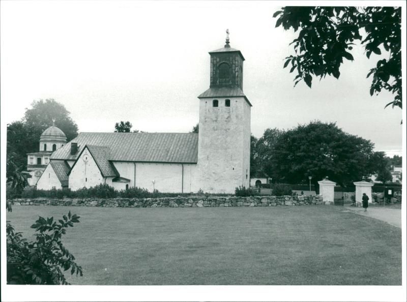 Spånga church - Vintage Photograph